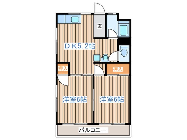 第一吉田店マンションの物件間取画像